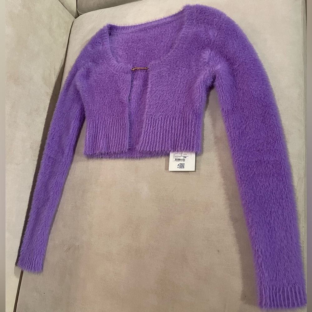 Jacquemus La Maille Neve Fuzzy Cardigan